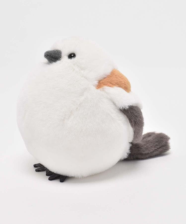 Bleu Bleuet Успокаивающая Плюшевая Пухлая Снежная Птичка-Фея Синица, Пушистая, Карманного Размера Игрушка, Талисман,