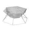 JINGGENG Outdoor Stainless Steel BBQ Grill & Fire Pit