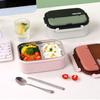 Portable Food Container Leak-Proof Sealed Container Stainless Steel Lunch Box for Picnic Travel