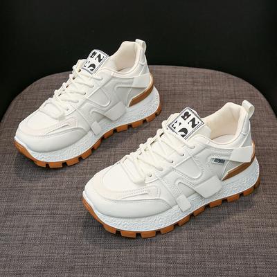 Обувь Forrest Gump, детская, весна и осень, новинка, модные универсальные туфли на платформе, повседневная обувь для папы