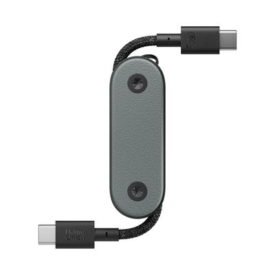 Native Union Pocket Cable 60W Reinforced плетеный портативный зарядный кабель совместим с iPhone 15 15 Pro iPad iPad Galaxy Flip Fold 5 - USB-C