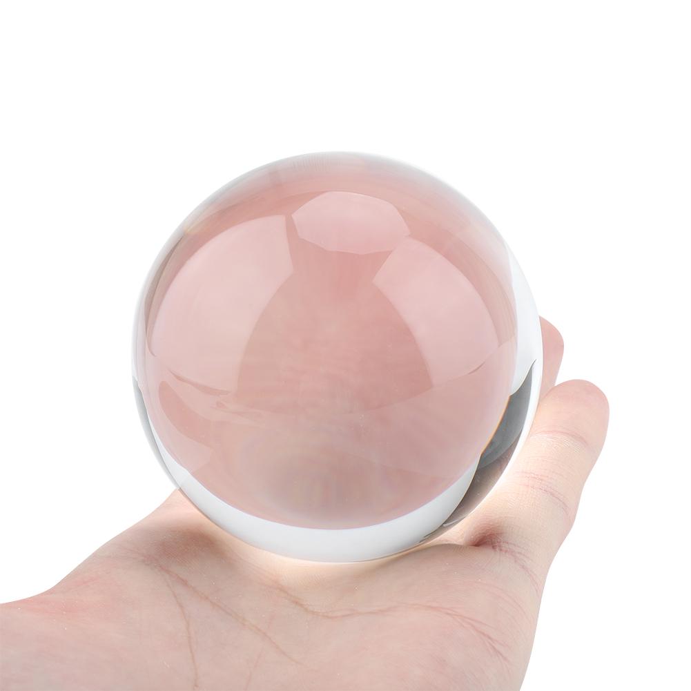 80mm Crystal Glass Ball Sphere Febgshui Home Office Decor Gift