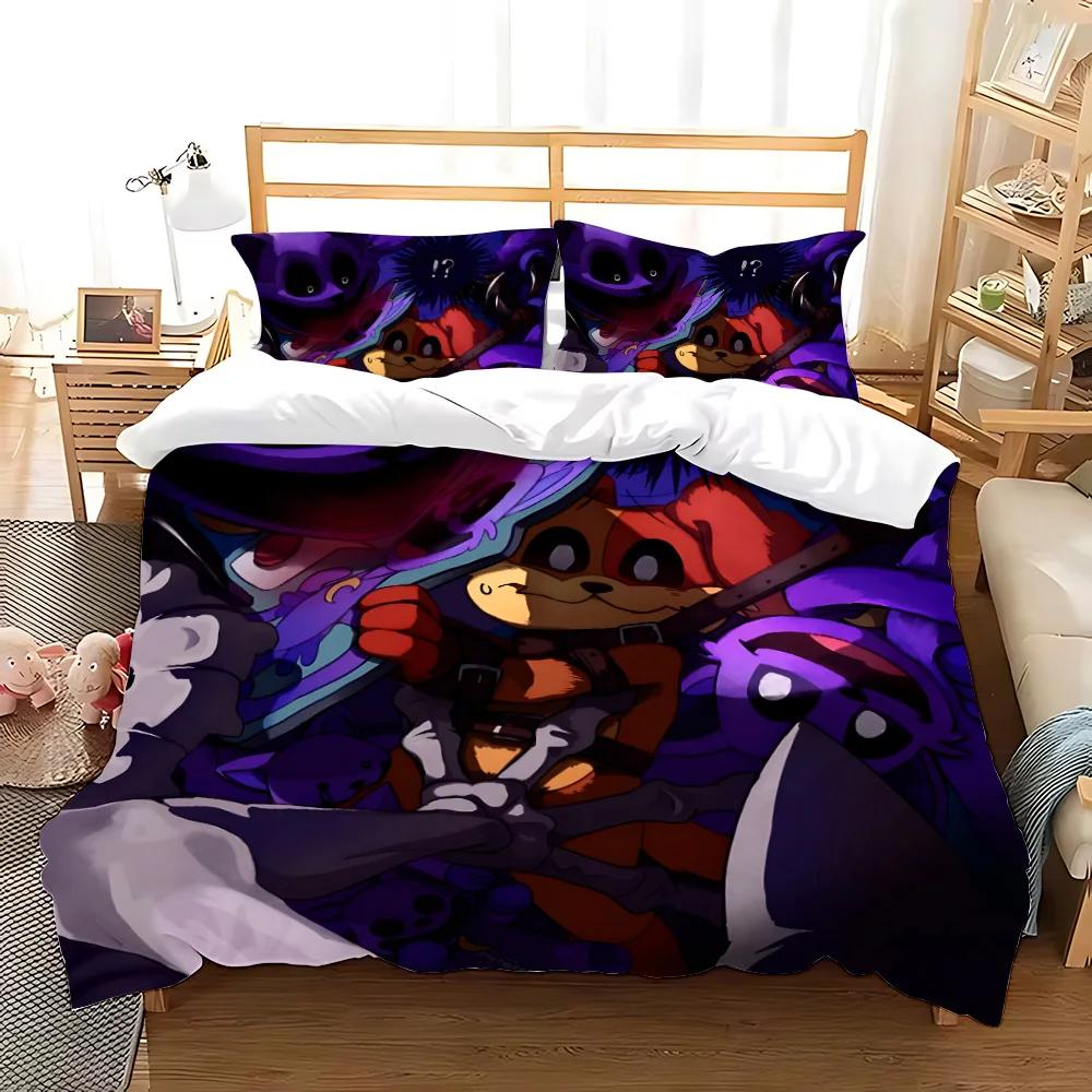 Game 3D Print CatNap X DogDay Bedding Sets Comforter Quilt Bed Cover Duvet Cover Pillow Case 2-3 Pieces Sets Bedroom Decoration