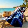 Power Rangers Collage Customizable Name Beach Towel Super Soft Microfiber Quickdry Fabric
