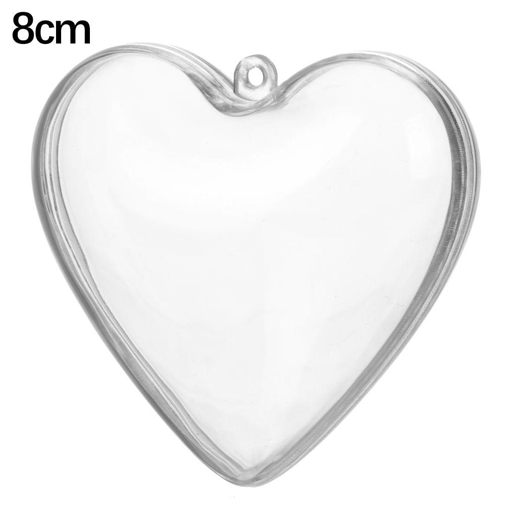 DIY Heart Shape Plastic Heart-shaped Ball Food Packaging Creative Sugar Box Candy Box Packaging