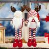 34 Styles Knitted Fabric Swedish Tomte Dwarf Rudolph Gnomes Dwarf Santa Claus Faceless Plush Doll