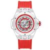 Fashion Hollow Mechanical Watch for Men Waterproof Transparent Shell Student Watch for Men
