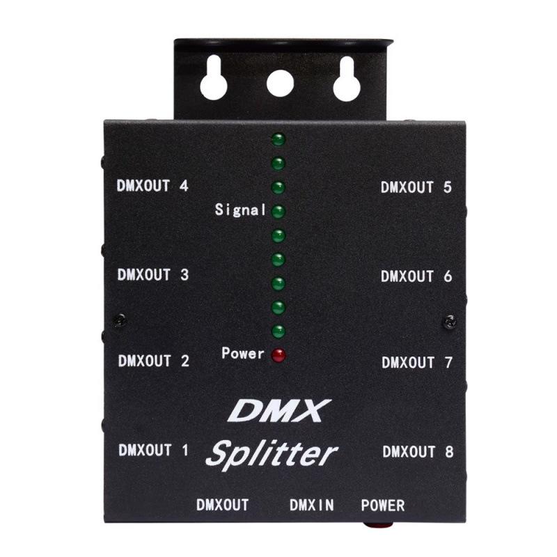 8-канальный беспроводной DMX512 усилитель и распределитель сигнала для сценического света