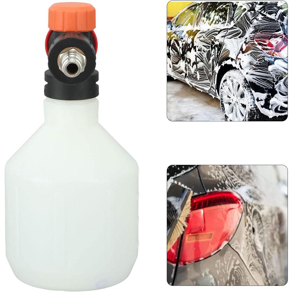 500 мл автомобильный пенный распылитель с 1/4-дюймовым быстроразъемным соединением, автомобильный пескоструйный аппарат для мытья или садовый инвентарь с пеной C4S6