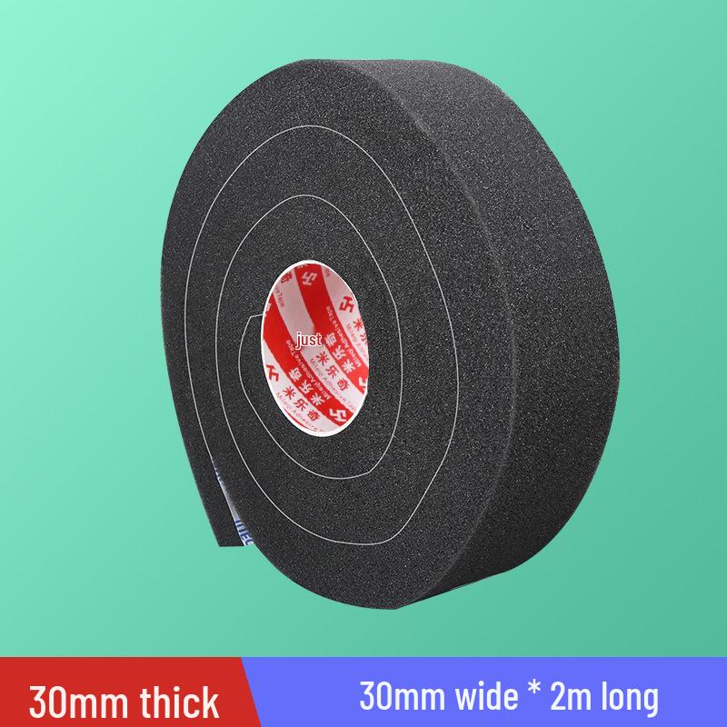 Black Soft Sponge Sealing Strip for Soundproof, Windproof, Shockproof Glass and Sliding Doors or Windows