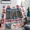 1PC Resident Evil Patterned Flannel Blanket Suitable For All Seasons For Home Decor Warmth And Comfort Gifts Holiday Present