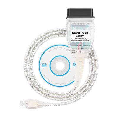 Кабель Mini VCI J2534 для Toyota TIS V18.00.008 Кабель-разъем OBD2 Адаптер-сканер для автомобиля