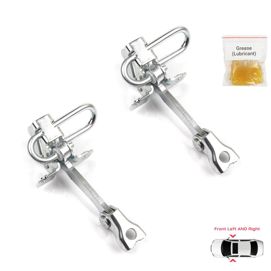 EDP1273-1 2 Pieces Front Door Hinge Stop Check Strap Limiter for Fiat Panda MK2 169 2003-2012 51779914