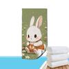 Мультяшная Морковка Кролик Пляжное Полотенце С Рисунком Солнцезащитное И Ветрозащитное Подходит Для Бассейна Кемпинга Путешествий Одеяло