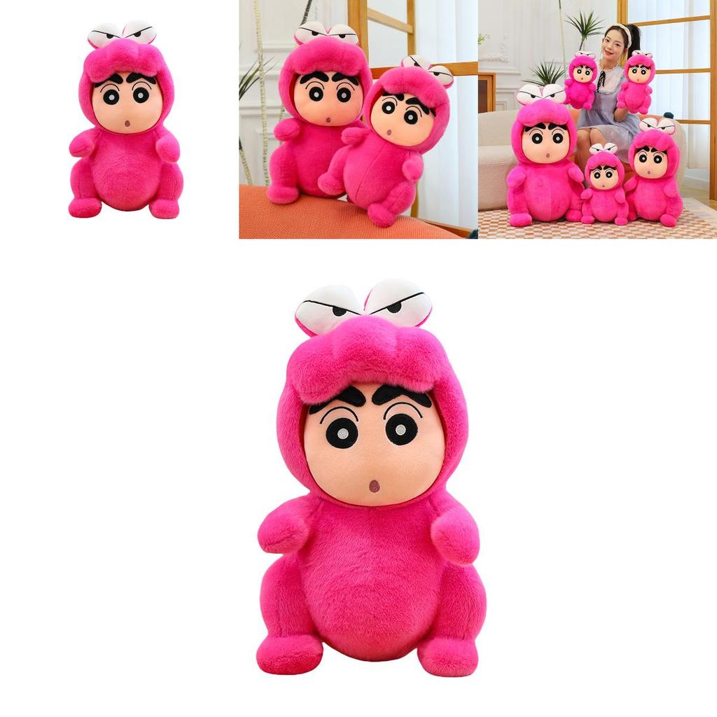 Crayon Shinchan Plush Crocodile Backpack With Soft Short Plush For Kids Birthday Gift