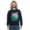 Tom And Jerry Mens Christmas Greetings Sweatshirt