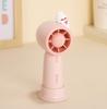 Cartoon Mini Portable USB Rechargeable Handheld & Desktop Silent Fan