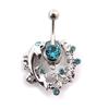 [E5116] - Body Piercing 'Elven Dolphin' blue/turquoise/turquoise/blue/green/Turquoise