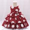 Baby Girl Dress Big Dots Princess Tutu Wedding Birthday Party Outfit