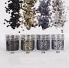 Star Bottle Nail Glitter Powder Set, Aurora Shimmer Ultra-Thin Nail Decorations, Multicolor  48pcs