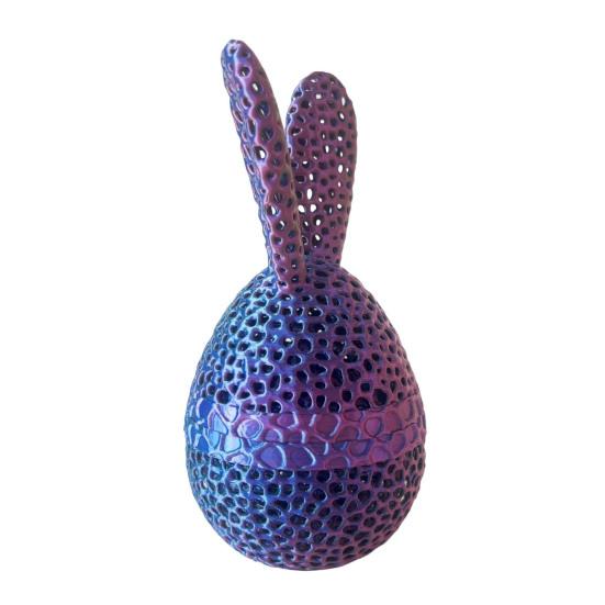 Пасхальная фигурка кролика из яичной скорлупы, полое украшение для стола в виде кролика из яичной скорлупы, статуэтка весенних кроликов