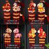 2026 Horse Year Fortune Character Pendant Hanging Tassels Traditional Chinese New Year Ornament Red Felt New Year Wall Pendant