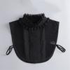 Women Lace Fake Collar Female Vintage Detachable Shirt Collar Neckwear False Collar Lapel Blouse Top Women Clothes Accessories