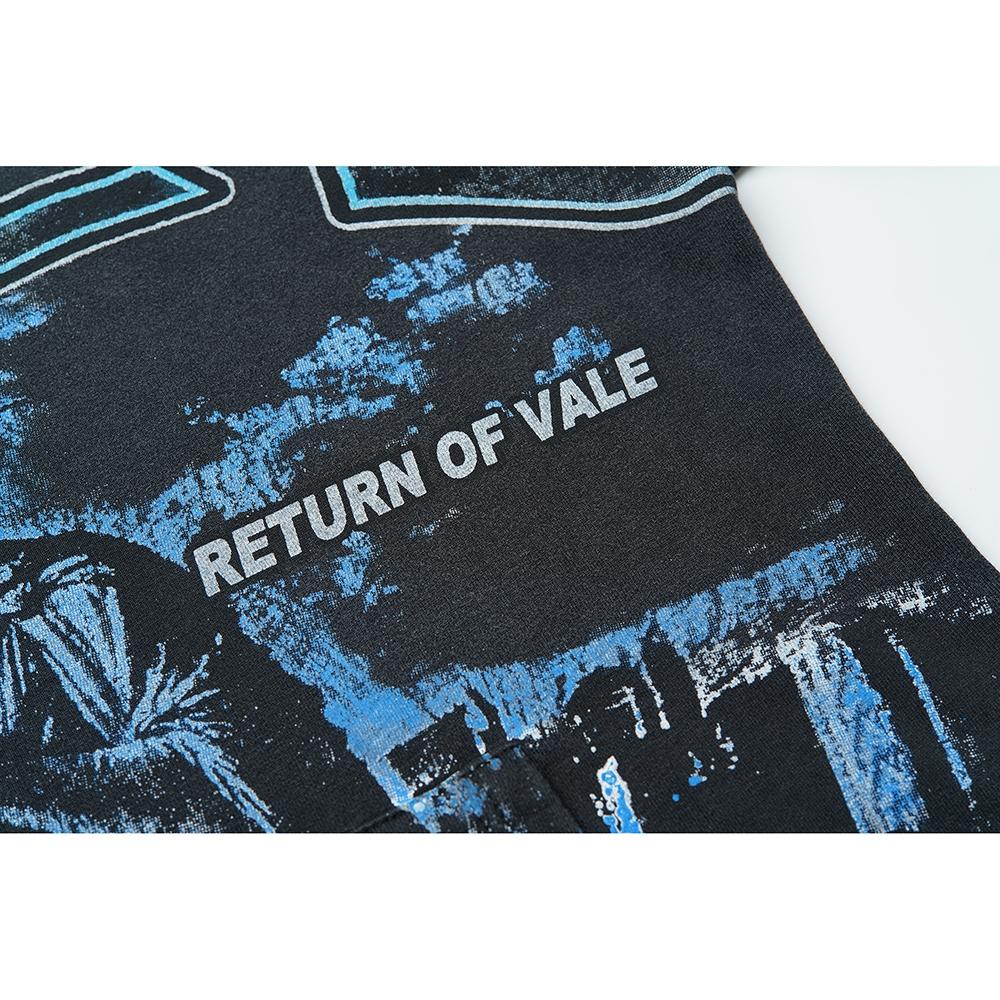 V119 Vale Forever Valley Statue of Liberty Hoodie Men's and Women's Wash Water to Make High-quality Pure Cotton Hoodies and Sweatshirts