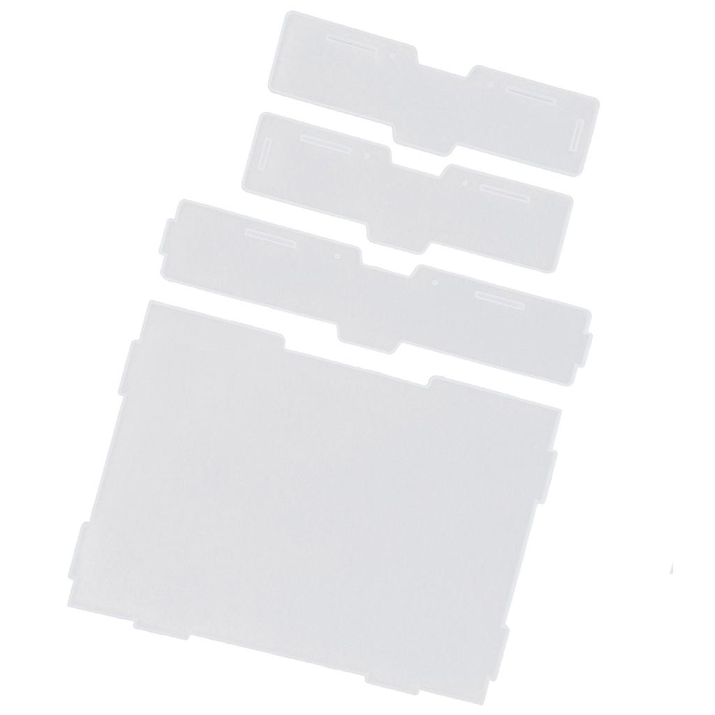 Эпоксидная форма Сделай сам Кристальная настольная коробка для хранения папок Блокнот Силиконовая форма Офисные канцелярские товары