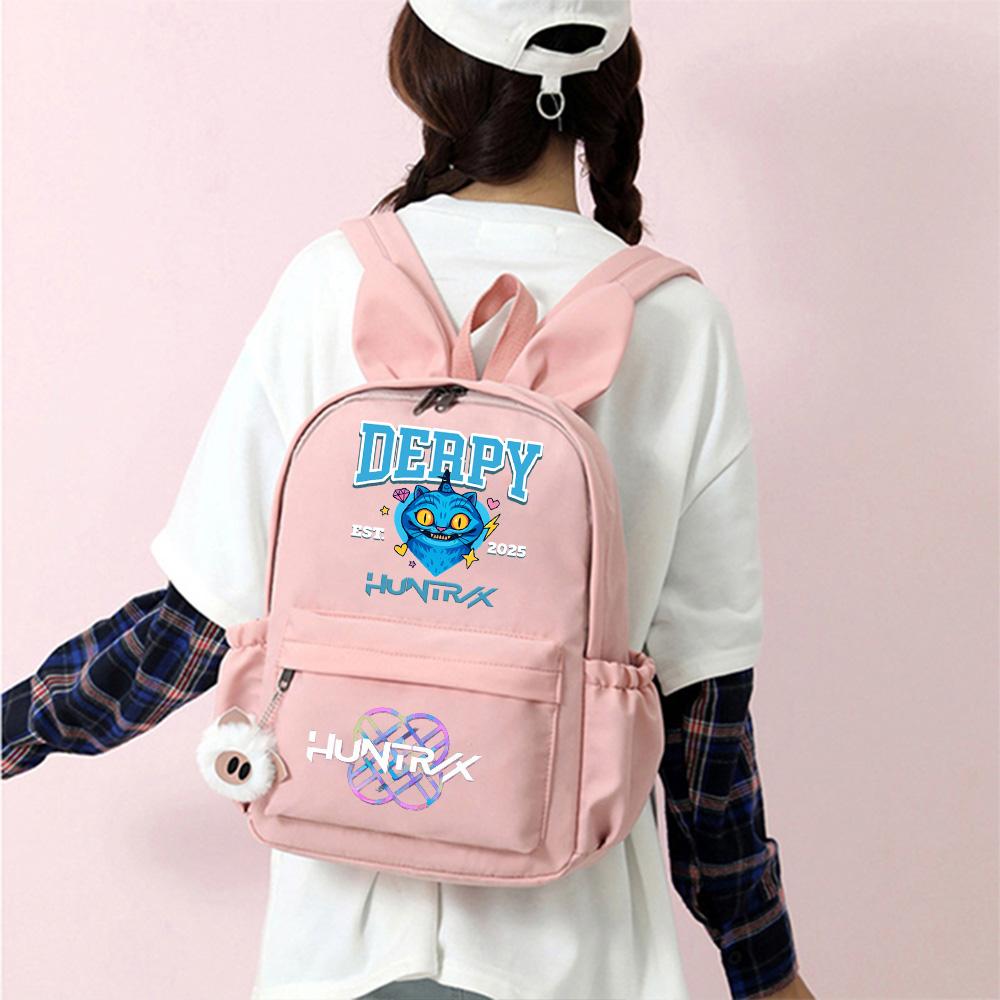 Аниме Мультфильм K-Pop Охотники на демонов Печатный рюкзак для подростка Детей Ученика Школьная сумка Девочка Ребенок Подарок Женщин Большая вместимость Водонепроницаемая Дорожная сумка