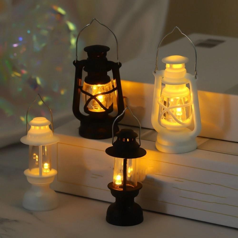 Flameless Mini Square Night Lights Creative Outdoor Hanging Small Lanterns Wedding Decor