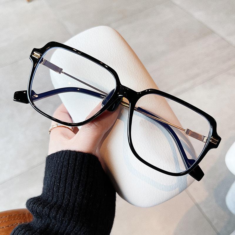 High Performance Big Size Square Shape Glasses Women Blue Light Blocking Transparent Men's Glasses Computer Glasses