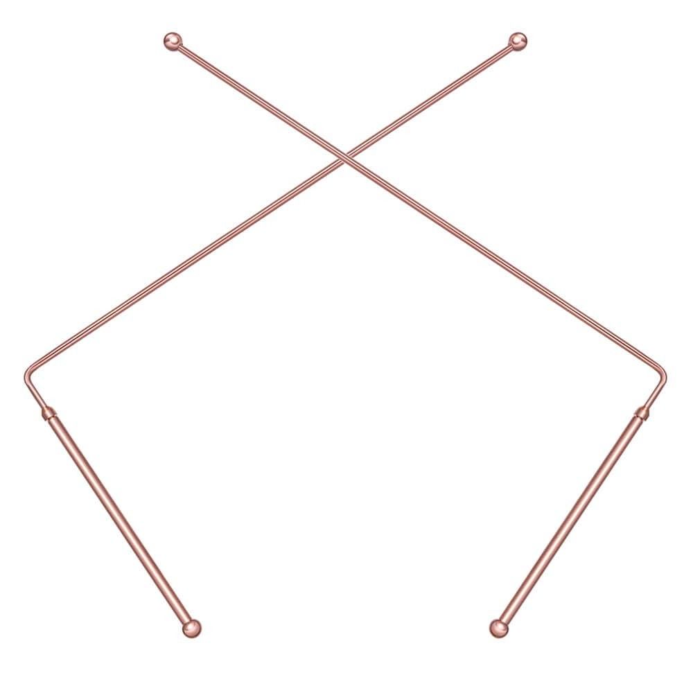 2Pcs Professional Dowsing Rods Adjustable Divination Rod Soul Communication