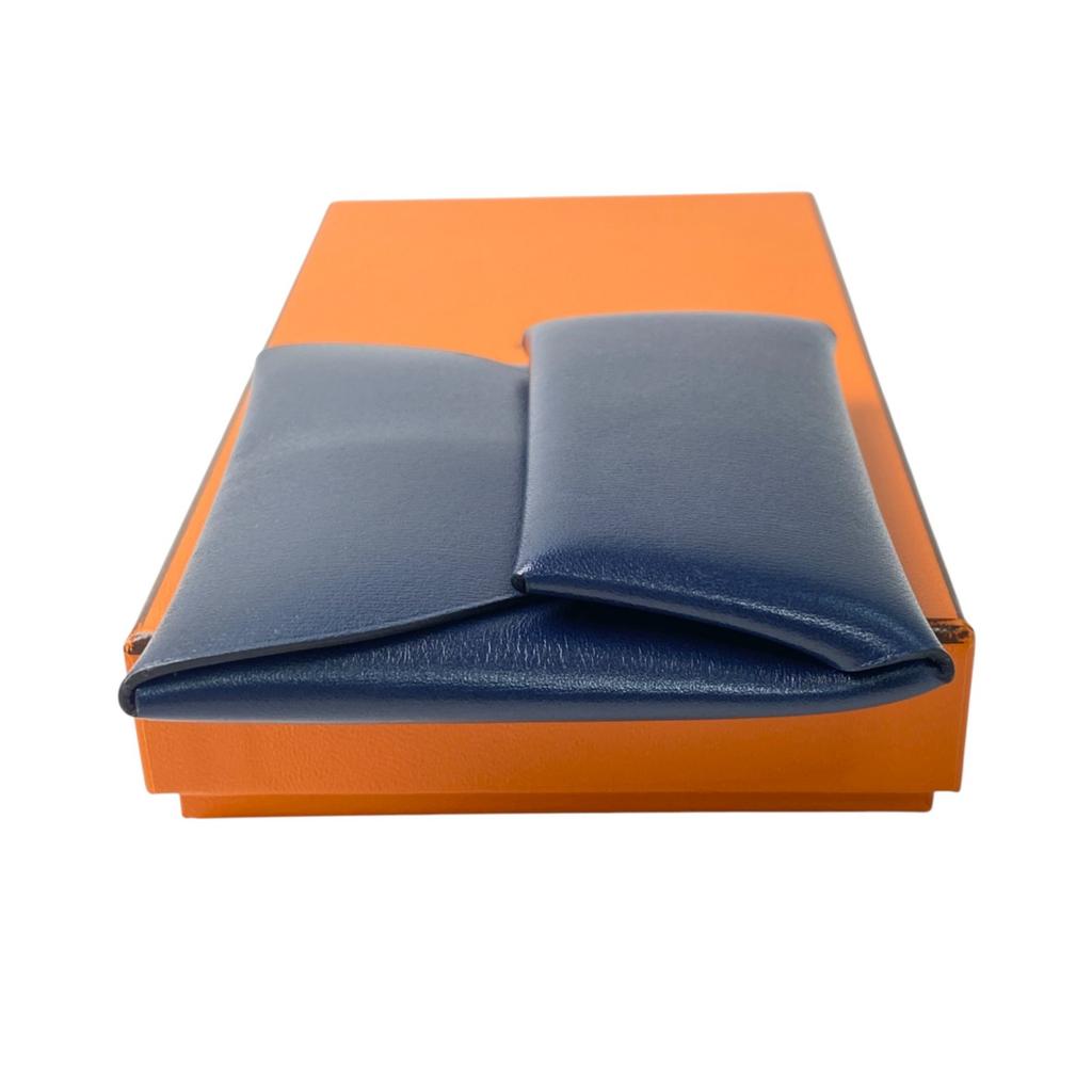 Б/у Кошелек HERMES Синяя гамма Шарф-платок Женский