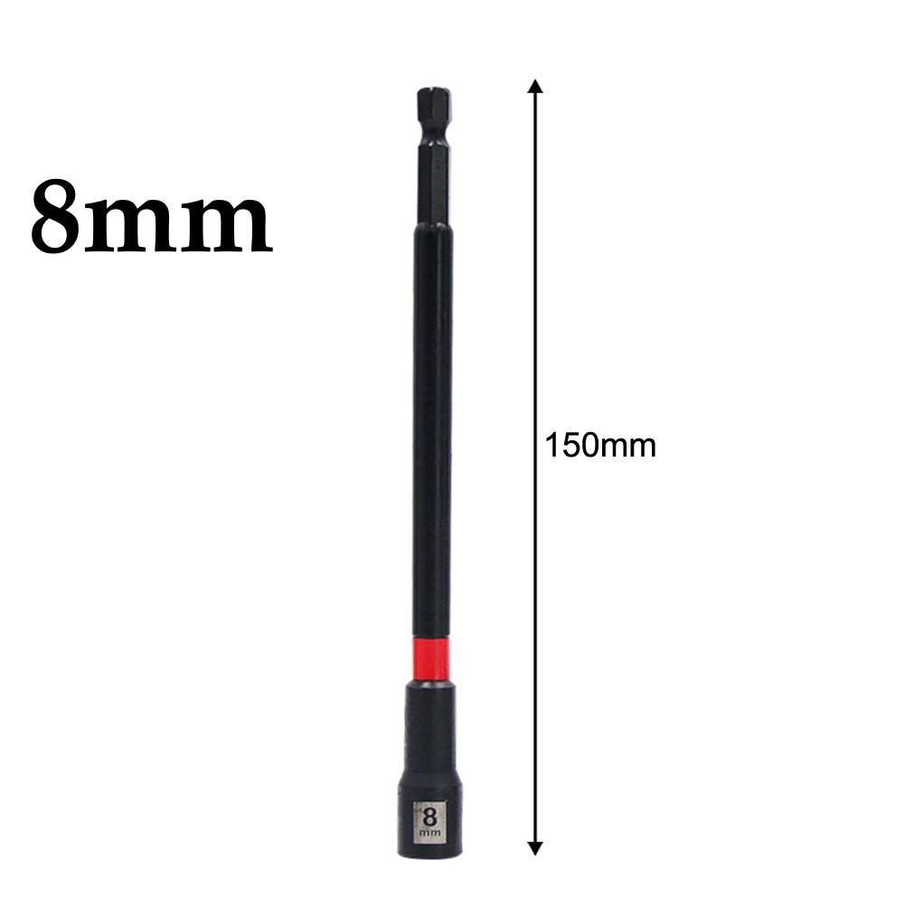 Essential Toolset Five Piece Magnetic Long Nut Drivers Each Length Six Inches