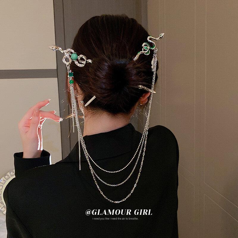 Палочки для волос, винтажные для женщин и девочек, сделай сам, простая прическа в китайском стиле, дизайн, держатель для хвоста, аксессуары для волос, ювелирные изделия