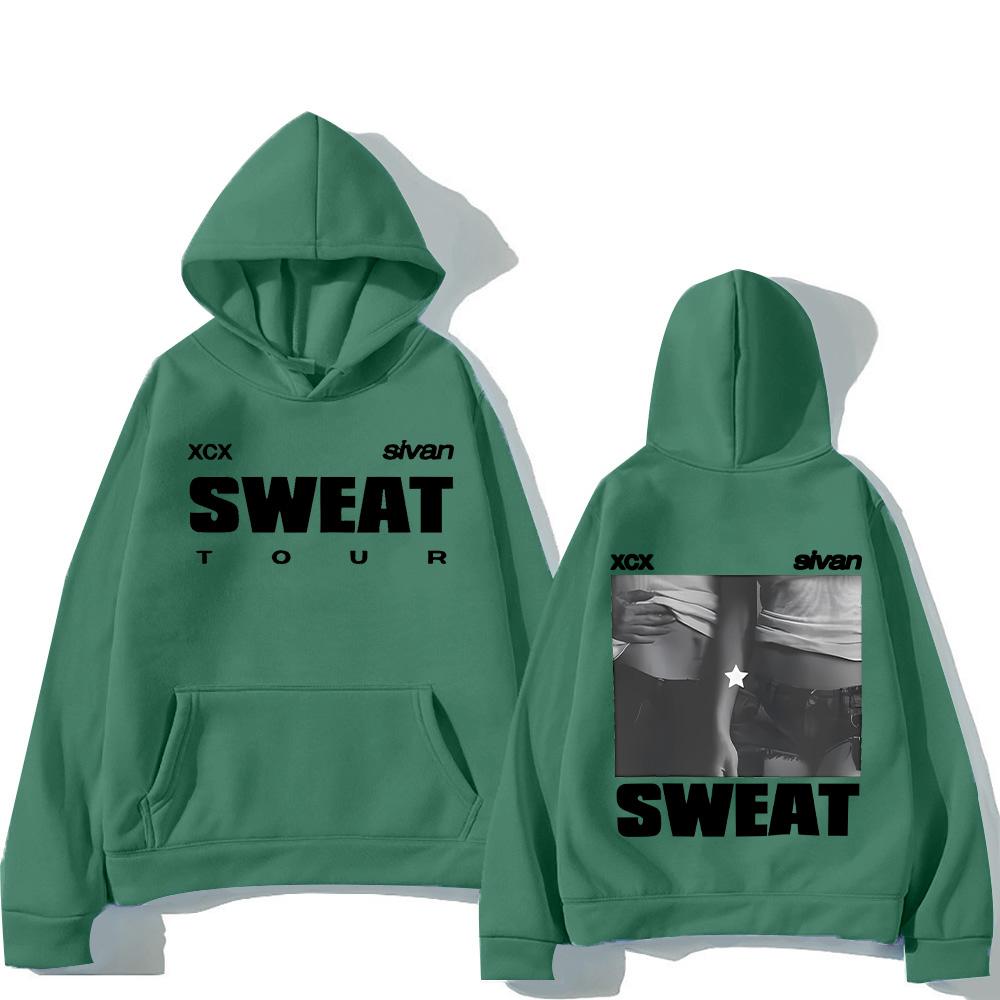 Толстовки в стиле ретро-поп Charli XCX и Troye Sivan Sweat Tour Hoodies Унисекс Новая одежда Осень-зима Модные пуловеры