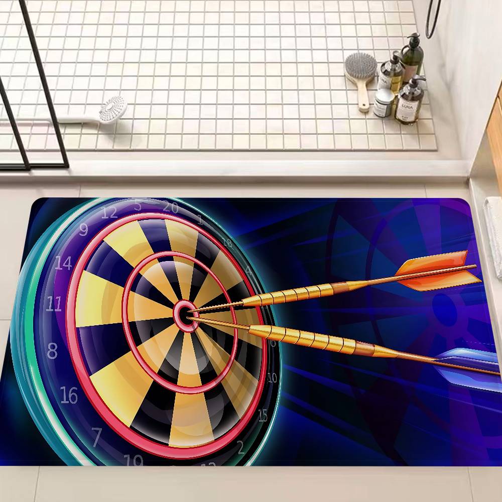 Playroom Dart Carpet Room Mats Retro Multiple Choice Living Room Kitchen Rug Non-Slip Welcome Rug