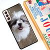 Чехол для щенков Ши-тцу для Samsung Galaxy S22 Ultra S8 S9 S10 Note 10 Plus Note 20 S21 Ultra S20 FE