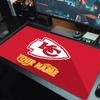 Kansas City Chiefs Print  Cushion Non-slip Laptop Tablet Big Mousepad XXL Mat Mini PC Playmat With Lock edge