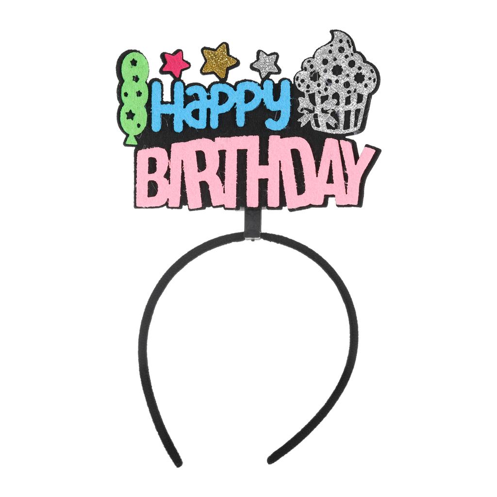 Повязка на голову на день рождения Корона Счастливые и стильные праздничные принадлежности Повязка на голову на день рождения Корона на день рождения