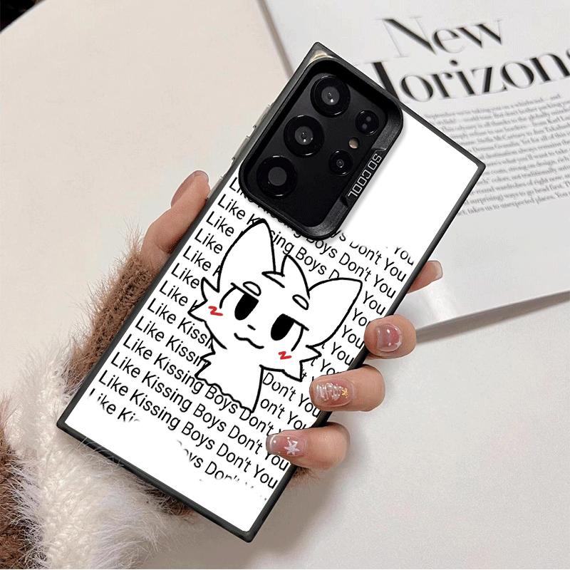 Cute B-Boykisser Catoon Shockproof Phone Case for Samsung Galaxy S26 Edge S25 Ultra S24 FE S23 Plus S21 Cover Anti Fall Fundas