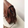 Vintage Genuine Goat Leather Travel Luggage Gym Duffle Bag