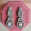 2026 New Trendy silver color Women Earrings Party Gift Jewelry Bulk Sell Christmas E016