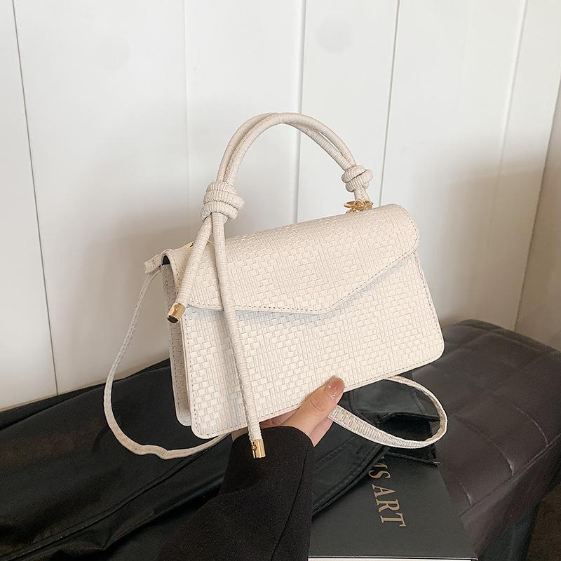 Сумка Niche Bag Осень и зима Новая модная сумка через плечо для женщин Ins Hand-плетеная сумка на одно плечо