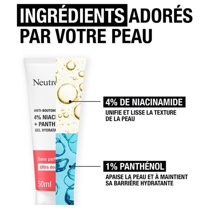 Neutrogena Anti-Boutons + Увлажняющий гель для лица для кожи, склонной к акне 50 мл