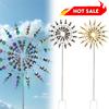 Metal Rotating Windmill 3D Spinner Outdoor Magical Kinetic Windmills Unique Wind Powered Catchers For Garden Courtyard Lawn
