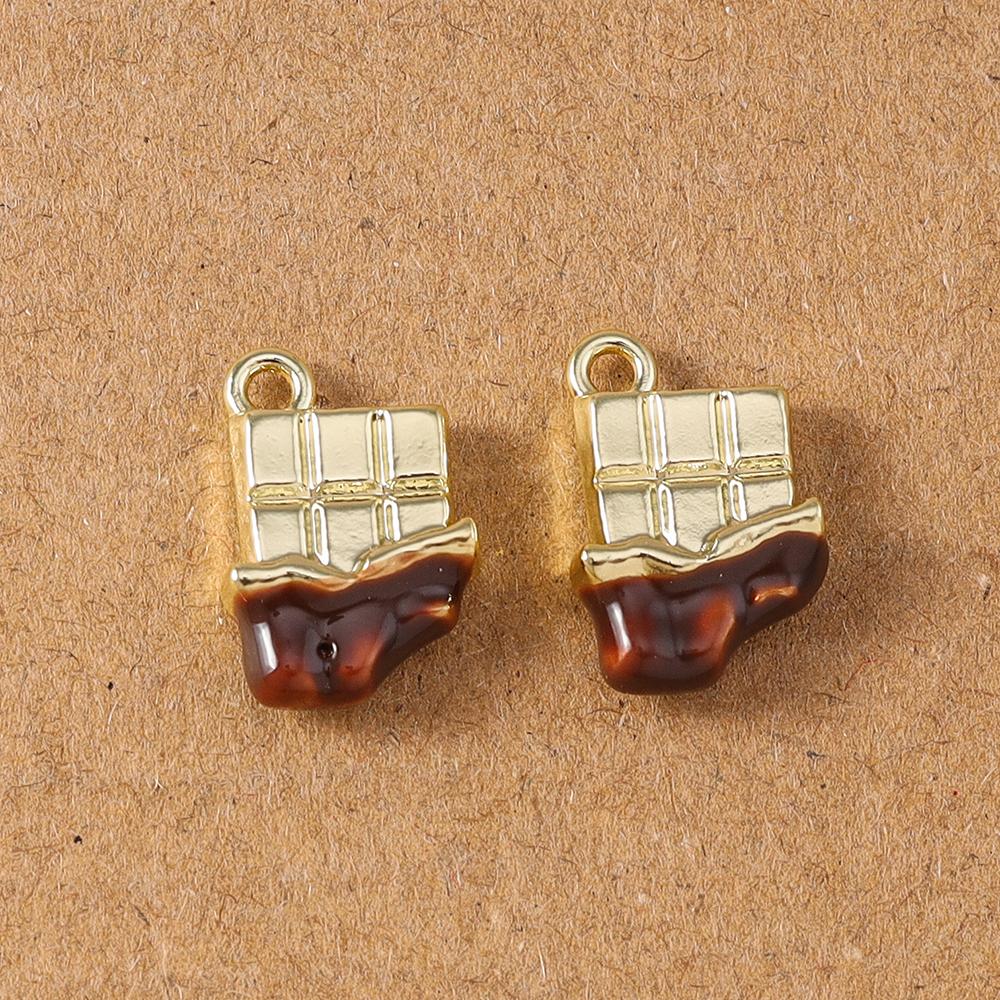 5 шт. Милые Подвески в виде Кофейных Чашек, Пирожных, Шоколада, Пончиков для Изготовления Серёг, Ожерелий, DIY Аксессуары для Бижутерии