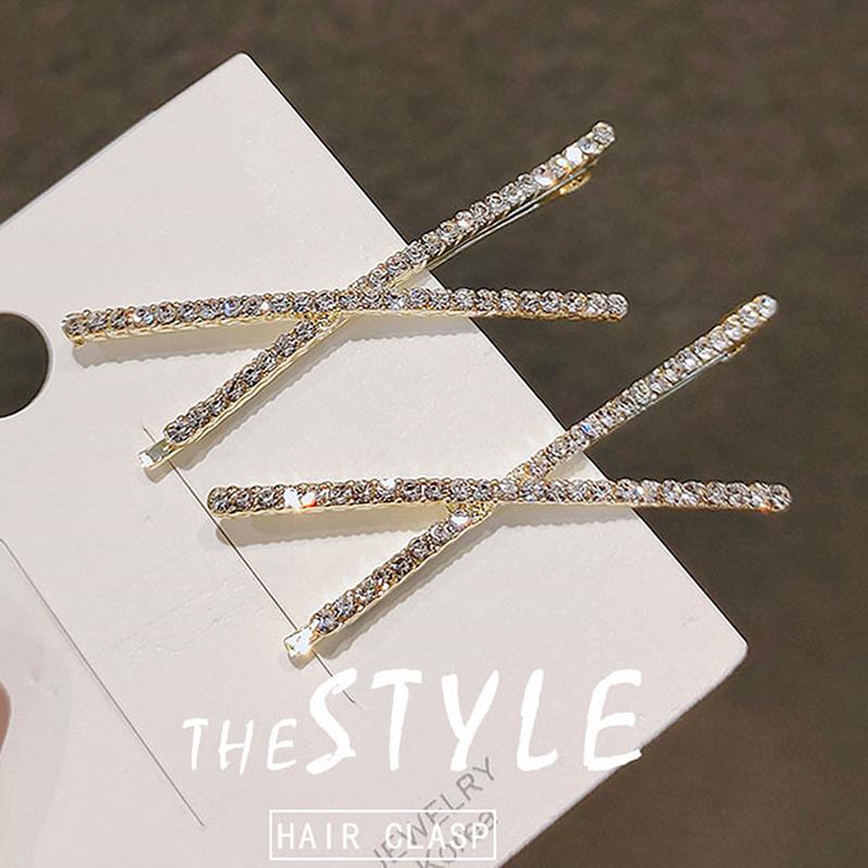 2 шт. крестообразные шпильки SX заколки для волос заколки простые боковые зажимы