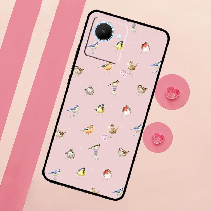 Птицы Стая Для Realme 15 Pro 10 11 12 13 14 Pro Plus GT7 C67 C65 C63 C61 C55 C53 C51 C35 C71 C75 Чехол